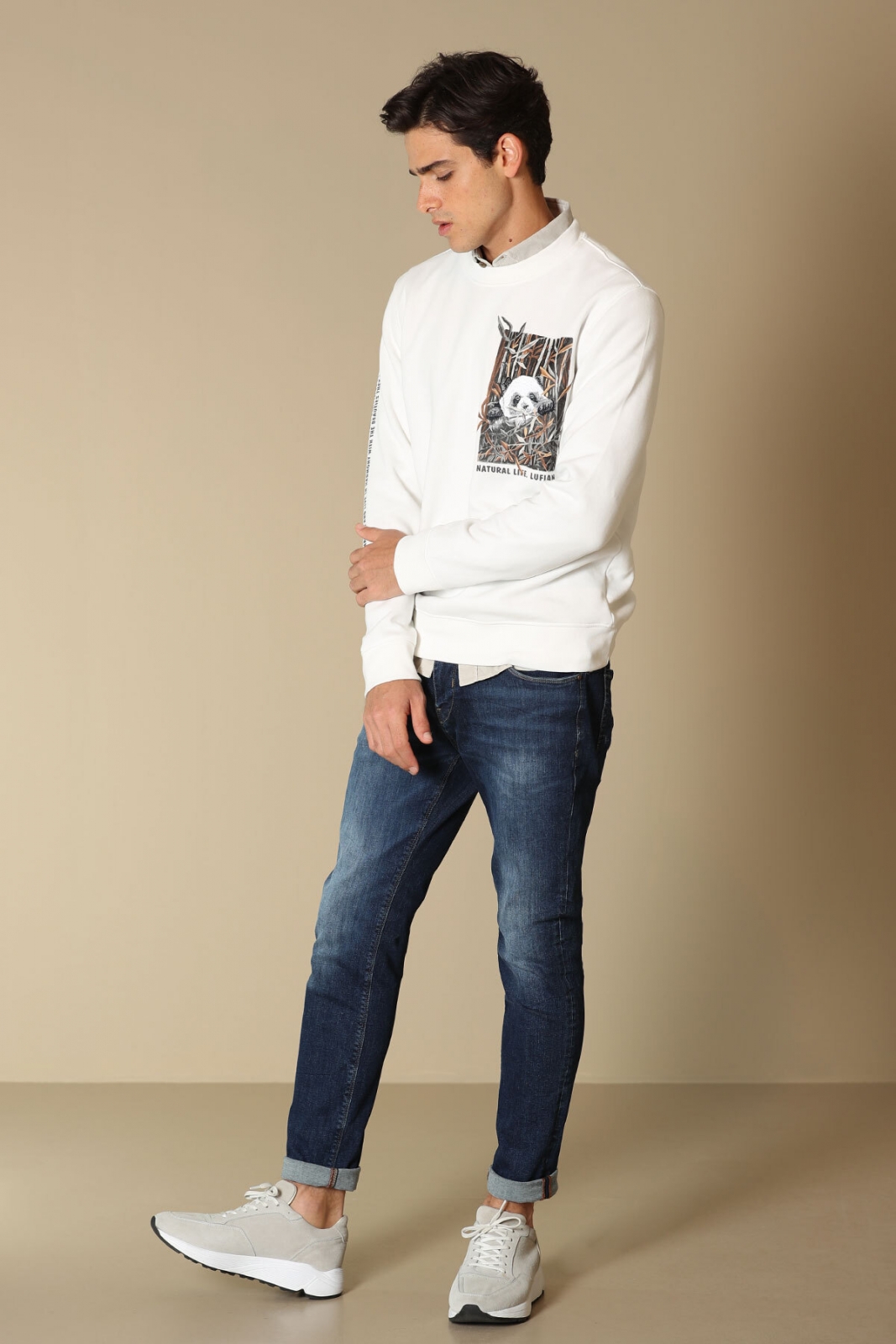 Джинсы брюки Slim Fit Bugnar Smart Jean темно-синие