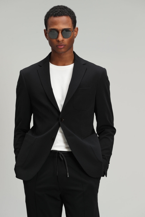 Piton Sport Мужской пиджак Slim Fit Black