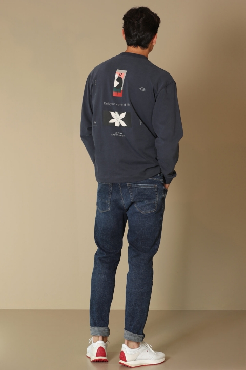 Джинсы Мужские Slim Fit Темно-Синие Andre Smart Jean