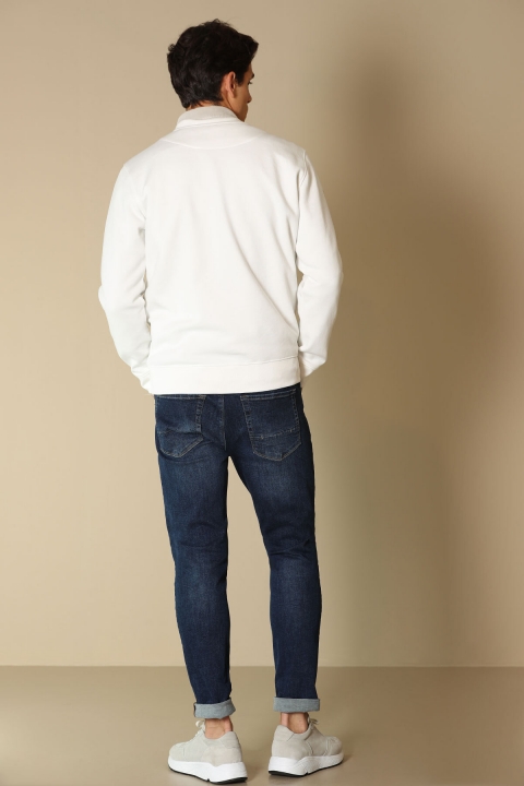 Джинсы брюки Slim Fit Bugnar Smart Jean темно-синие