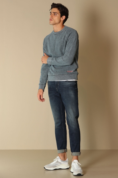 Мужские джинсы Slim Fit Moen Smart Jean темно-синие