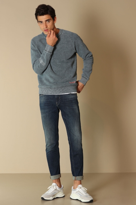 Мужские джинсы Slim Fit Moen Smart Jean темно-синие