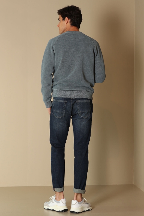 Мужские джинсы Slim Fit Moen Smart Jean темно-синие